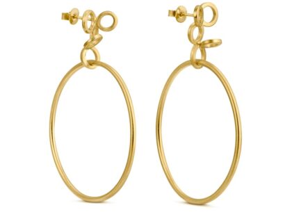 Angel Hoops Golden Earrings
